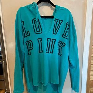 Pink Vneck Sweatshirt